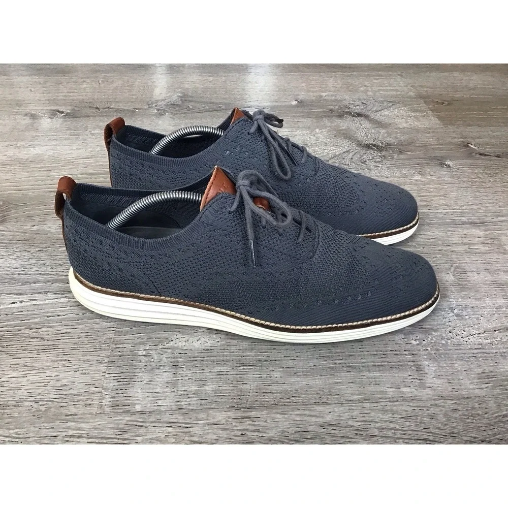 Cole Haan Men's Size 11 M OriginalGrand Wingtip Oxford Magnet Shoes C27961